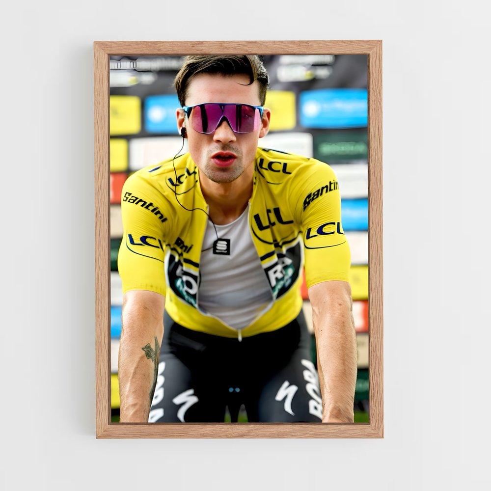 Poster Primoz roglic – affiche Cyclisme (vue 4)